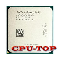 amd athlon 3000g 3.5 ghz duplo-núcleo 쿼드 스레드 프로세서 cpu yd3000c6m2ofh soquete am4 - 애슬론3000g