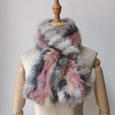 천연모피넥워머