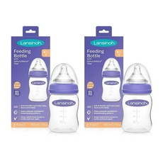 Lansinoh Momma Feeding Bottle 란시노 젖병 160ml 2팩, 2개