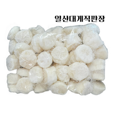 냉동 개아지살 가리비 관자살 16/20 사이즈 1kg, 1개