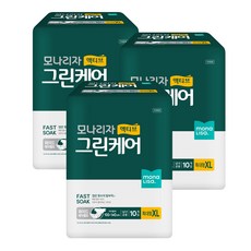 모나리자 액티브 그린케어 매직벨트 성인기저귀 특대형, 10개입, 3개