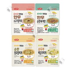 베베스트 아이 맛있는국 4종 (순두부백김치찌개 순한청국장찌개 한우순한육개장 한우소고기감자국), 1세트, 200g - 베베스트국