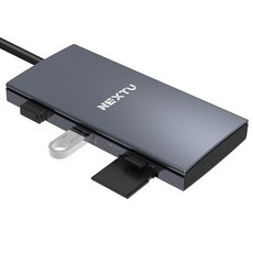 넥스트유 USB C타입 SD / Micro SD 리더기 + M.2 NVMe / SATA 지원 USB 멀티허브, NEXT-M2292H2-MULTI