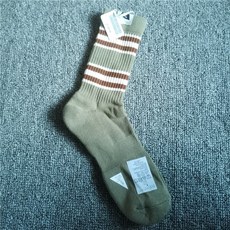 우리동네 스포츠운동양말 삼각 표시 NICKSOCKS 삭스 순면 코튼 타올 바닥흡입 땀 미들 스트라이프 단가라 카고, 군녹색 팬톤 컬러샵 평행봉