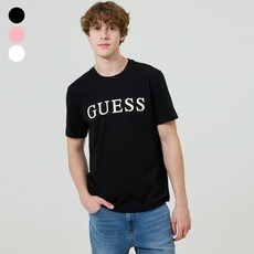 {백화점 정품} 게스 진 남성 빅 GUESS프린트 반팔티 MO2K9430 180821