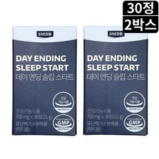 데이엔딩슬립스타트 락티움 유단백가수분해물 2병 2개월분 식약처인증, 2개, 30정