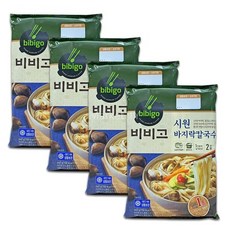 비비고 시원 바지락 칼국수 624g x 4개 (총 8인분), 상세페이지 참조, 상세페이지 참조, 상세페이지 참조