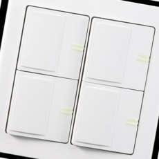 스위치(플러스 와이드) 중4구1로 형광 678000EA, 본상품, 1개