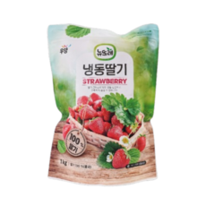 뉴뜨레 냉동딸기 홀, 11개, 1kg