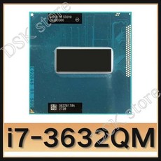 노트북 수리 인텔 코어 i7-3632QM i7 3632QM SR0V0 2.2 GHz 쿼드 8 스레드 CPU 프로세서 I7 6M 35W 소켓 G2 / rPGA988B