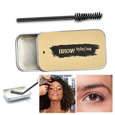 01 Eyebrow Soap Kit brow pomade eyebrow gel clear Brows Styling Soap Long Lasting Waterproof Smudge, 1