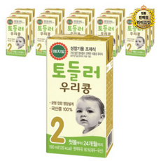 베지밀 토들러 우리콩 2단계 유아식 두유 190ml, 2단계(우리콩), 16개