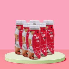 미인을 위한 상쾌한 변화 식이섬유 딸기맛 120ml 6병, 12개