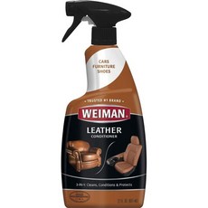 Weiman 가죽 클리너 컨디셔너 12 Fl Oz 독성이 없는 깨끗한 상태와 표면 복원 UV 보호제가 소파 카시트 신발 구매의 갈라짐이나 변색을 방지하는 데 도움이 됩니다, 12 Fl Oz (Pack of 1)Weiman We, 1개