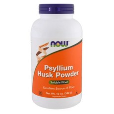 나우푸드 차전자피 차전차피 가루 식이섬유 340g 1통 Psyllium Husk