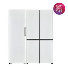 [LG전자] DIOS(디오스) 오브제컬렉션 Z321MW3CS+M623MWW042S 934L 김치냉장고 냉장고 빌트인 세트 [메탈/화이트]