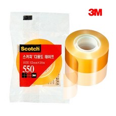 3M 스카치 테이프 (550)12mmx10M 리필