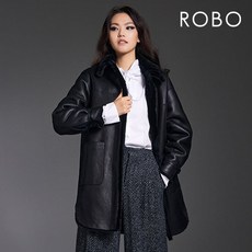 로보 리버시블 시어링 셔츠 무스탕 코트