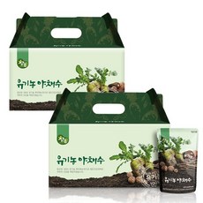 유기가공품인증 HACCP 유기농야채수, 60포, 150ml