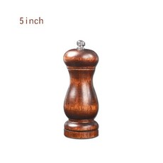 목재 소금 후추 연마 갈이 갈기 향신료 밀 세라믹 주방 요리, 1개