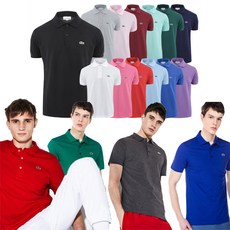 라코스테반팔카라티 티셔츠 남여 공용 셔츠 빅사이즈 단체복 13컬러 성인용.