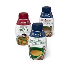 키친어컴플리스 비건 브로스 육수 3종 340g 3개 Kitchen Accomplice Vegan Broth Variety Pack