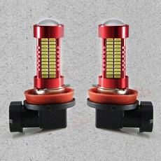더뉴 코란도스포츠 레드에디션 LED 안개등 H8 106발, H8 타입 2개 1세트