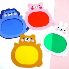 차이야 놀자 - 색깔 돋보기 놀이(곰/돼지/토끼/사자)