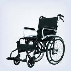 2H메디컬 라이트휠체어 11kg 초경량 알루미늄 수동 접이식 휠체어, Q06LAJ-20, 1개