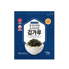 바다모아 김가루 우리아빠 요리비법 김가루 1KG 대용량 업소용, 4봉