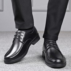 NK930 남성 정장 깔끔한 블랙 구두 심플한