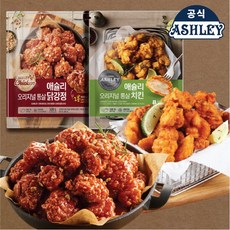 애슐리 통살치킨1+닭강정1 / 양념반 후라이드반, 500g