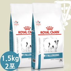 [로얄캐닌] 독 아날러제닉 스몰독 3kg (1.5kg * 2), 2개, 1.5kg - 로얄캐닌스몰독