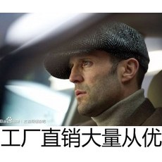 위파인더 국경을 넘어 뉴 잉글랜드 베레모 모자 남성과 여성 모직 팔각형 모자 중년 및 노인 가을과 겨울 모자 한국어 버전