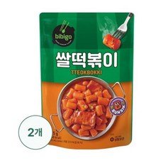 비비고 쌀떡볶이, 2개, 575g