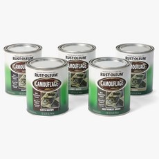 [Rust-Oleum] 러스트올럼 카모플라주 페인트 / 밀리터리 무반사 무광 946ml quart 5가지 색상, 카키 (379562_900.3006), 1개