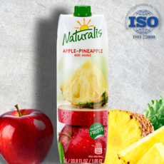 Сок Naturalis ананасово-яблочный, 1 л