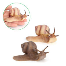 달팽이 피규어 회색 미니어처 리얼 모형 가짜장식 가드닝 원예 교구 미니장난감