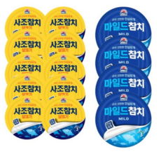 사조 안심따개 살코기참치 85g 10개 + 마일드참치 100g 4개, 3세트