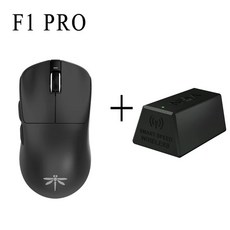 vgn f1pro Vgn Dragonfly F1 게임 파워 2.4g 무선 유선 듀얼 모드 마우스 경량 디자인 고성능 긴 수명 사무실 선물, Black F1 PRO-4K, 11.Black Pro 4K