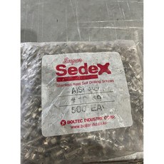 세덱/sedex/AISI 304/#10*19/세덱스탠직결피스/육각머리, 1개 - sedec