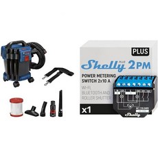 Besuche den Bosch ProfessionalStore Professional 18V 시스템 산업용 진공 청소기 GAS 18V10 L배터리 제외 1.6m 호스 연장 튜, Bundle mit Schalter