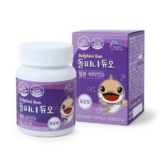엔돌핀팩토리 돌피니듀오 100정 철분+비타민D, 1개, 100g