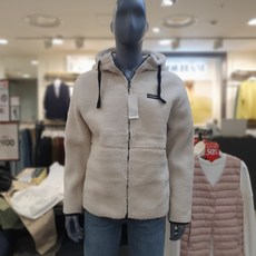 폴햄 덤블 보아 후드 집업 TC3910 화이트