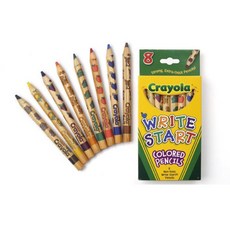 굵은나무색연필