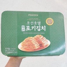 피코크 조선호텔특제육수 썰은김치, 1.9kg, 1개