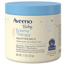 아비노베이비 Aveeno Baby Eczema Therapy Nighttime Balm 엑제마 테라피 나잇타임 밤 네추럴 오트밀 312g, 1팩
