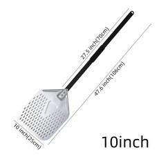 긴 손잡이 피자 껍질 패들 터닝 셔블 베이킹 도구 주방기구 오븐, 1개, 11.10inch 106cm