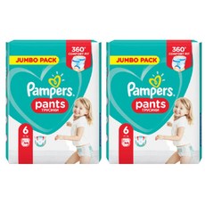 유럽산 베이비드라이 통잠 기저귀 팬티 형 3 4 5 6 7 단계 pampers 아동공용 팬티6단계_2팩(총88p), 88매