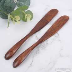 한홍상점 우드 버터나이프 2P 잼칼버터나이프, 2개
